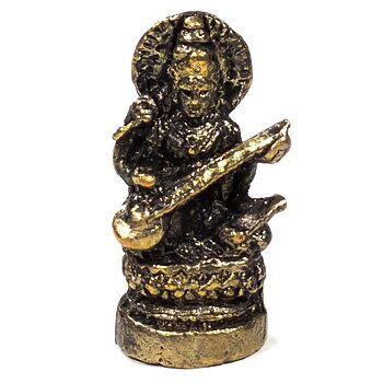 Saraswati Statuette -- 25 G; 3.5 Cm