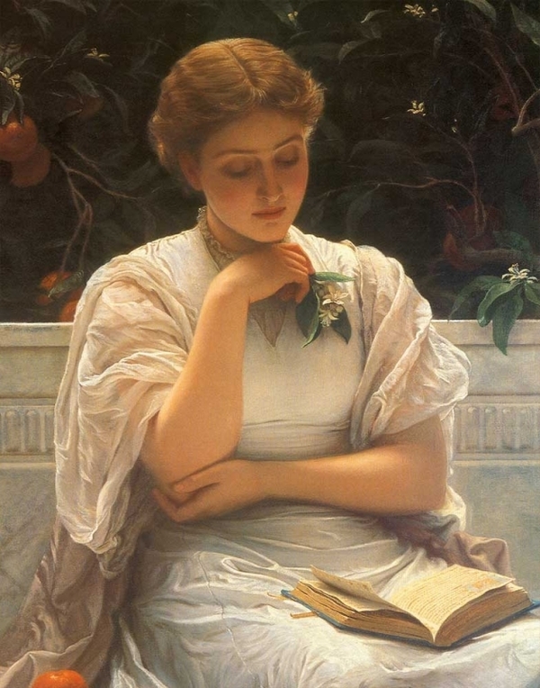 Girl Reading - Perugini