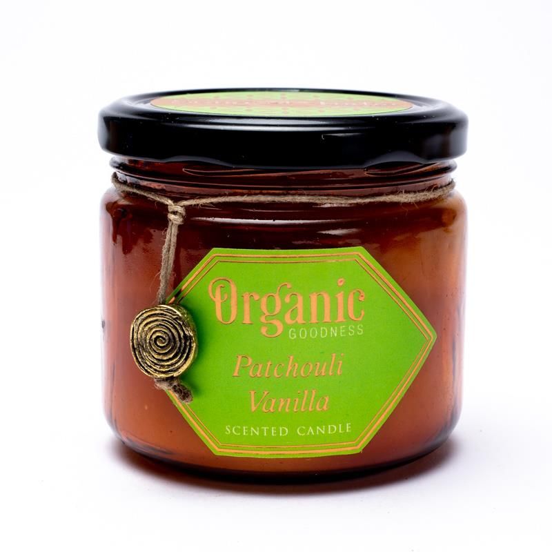 Organic Goodness Soy Wax Candle Patchouli Vanilla