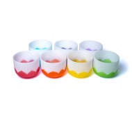 Crystal Singing Bowl Lotus Chakra 2 D-Tone 432Hz  30 Cm - 2