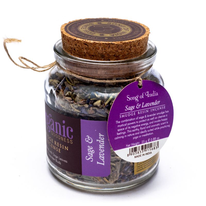 Sage & Lavender Smudge Resin Incense - 3