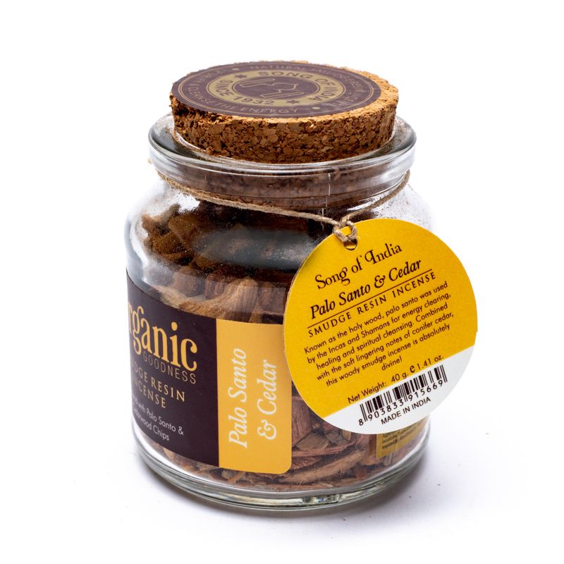 Palo Santo & Cedar Smudge Resin Incense - 3