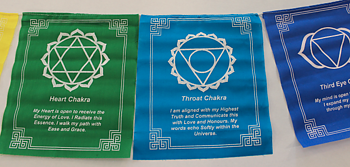 Böneflaggor 7 Chakra Bomull