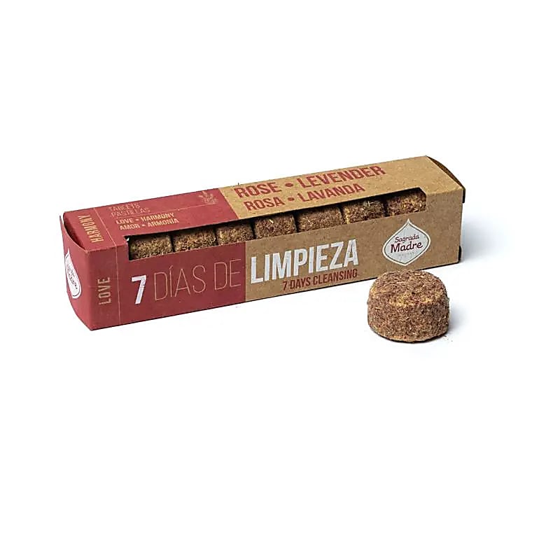 Sagrada Madre incense discs 7 Days Assortiment