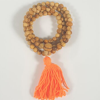 Palo Santo Mala med  Guru Bead -- 0.9 Cm