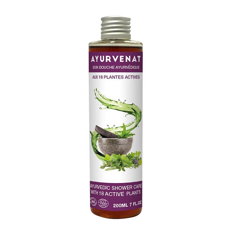 Shower Gel With 18 Herbs Ayurvedic Bio 200Ml