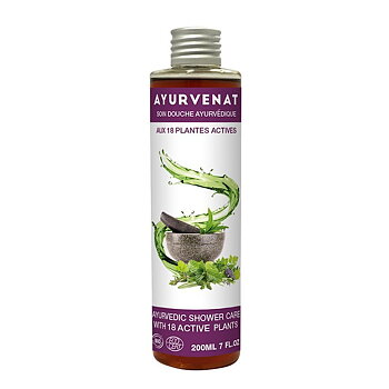 Shower Gel With 18 Herbs Ayurvedic Bio 200Ml