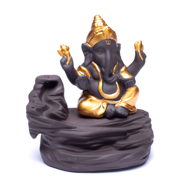 Backflow Incence Burner Ganesh
