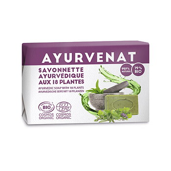 Ayurvedic Soap With 18 Herbs Organic 100Gr