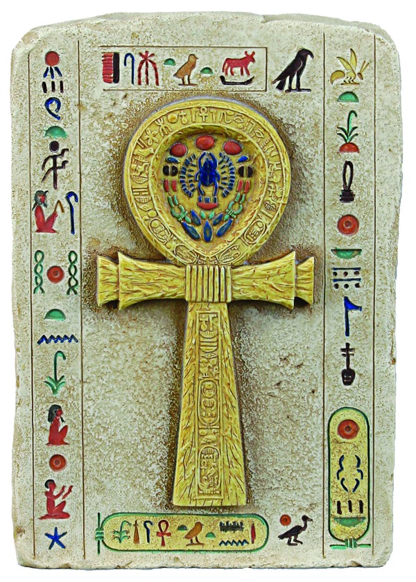 Väggtavla Ankh-Kors, 17 Cm