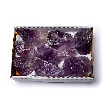 Rough Amethyst A Quality In A Box  ±3-5 Cm ±700-900 G