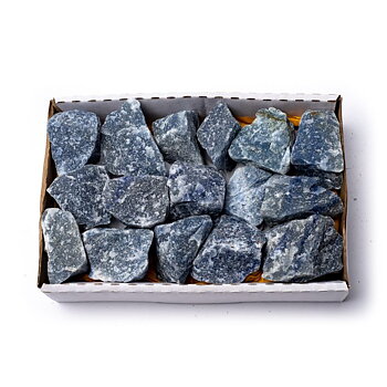 Rough Blue Quartz A Quality In A Box  ±3-5 Cm ±700-900 G