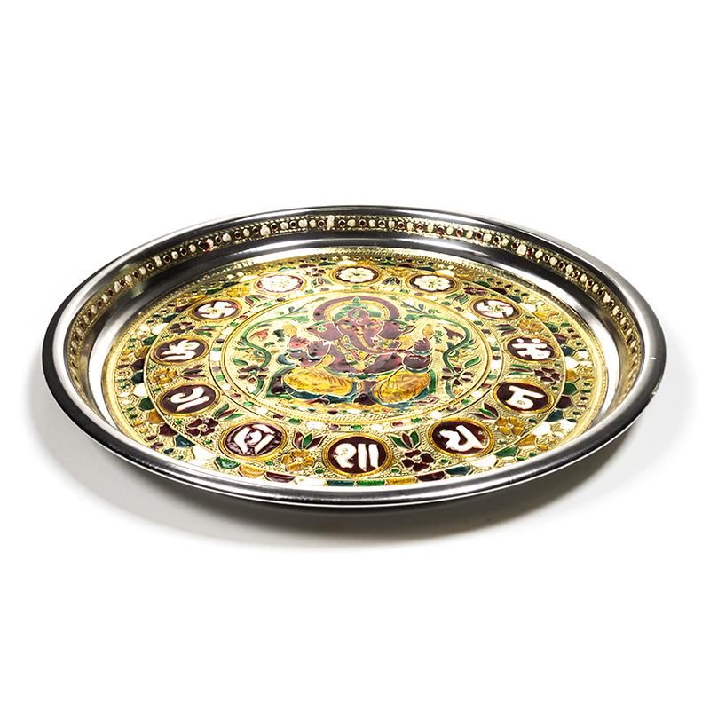 Offering Plate Ganesha -- 300 G;28X2,5Cm - 3