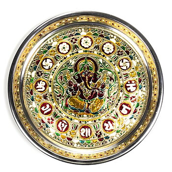 Offering Plate Ganesha -- 300 G;28X2,5Cm