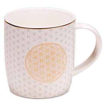 Tea Infuser Mugg Livets blomma -- 400 ml