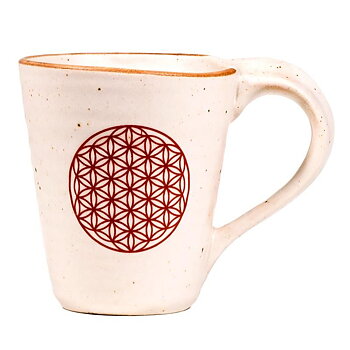 Te Och Kaffe Mugg Livets blomma -- 350 ml
