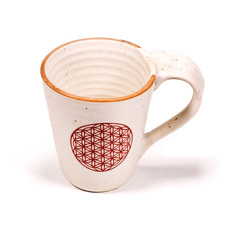 Te Och Kaffe Mugg Livets blomma -- 350 ml - 2