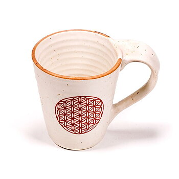 Te Och Kaffe Mugg Livets blomma -- 350 ml