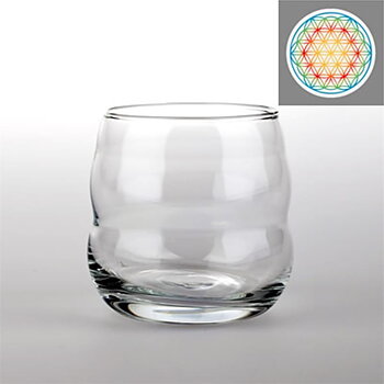 Drinking Glass Mythos Flower Of Life Color -- 250 Ml