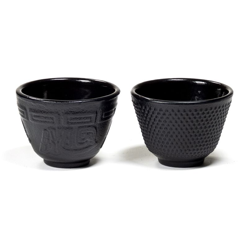 Japanese Style Tetsubin Cast Iron Teacup Set Of 4 - 2