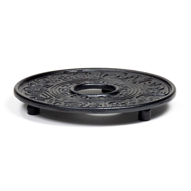 Japanese Style Tetsubin Cast Iron Teapot Plate