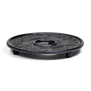 Japanese Style Tetsubin Cast Iron Teapot Plate