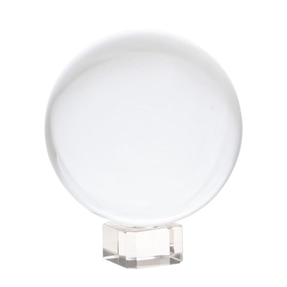 Crystal Ball + Glass Stand 12 Cm