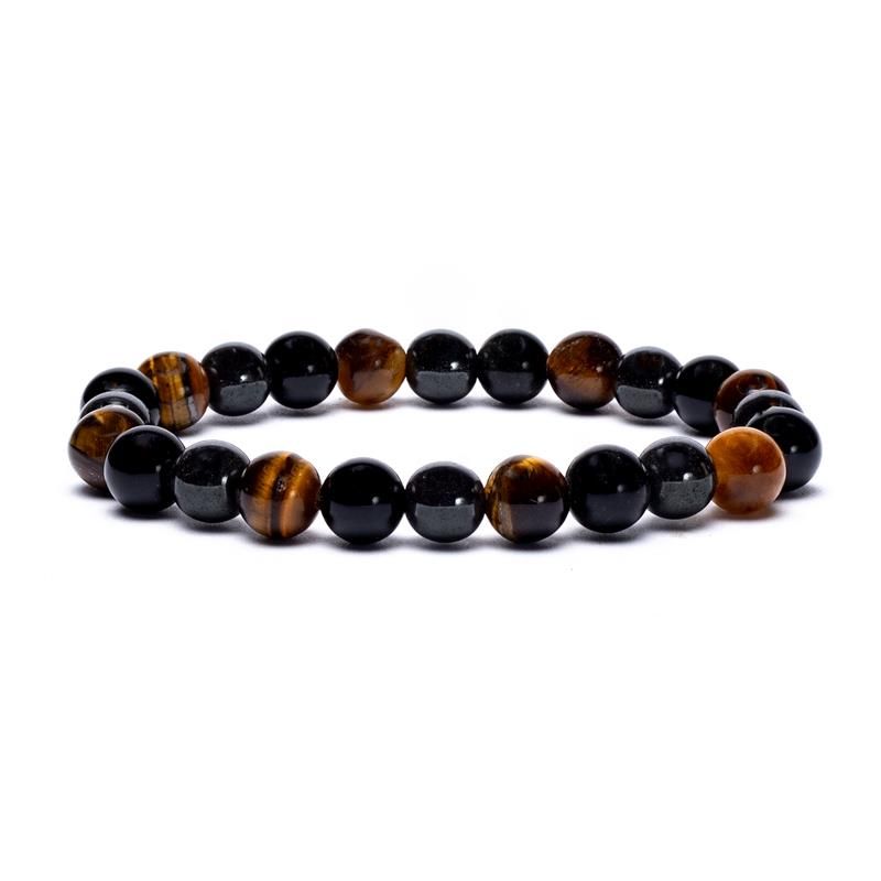 Bracelet Hematite/Obsidian/Tiger Eye Elastic