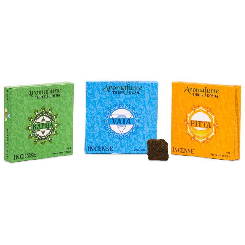 Aromafume Incense Bricks 3 Dosha Combi Pack -- 40 G