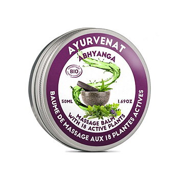 Ayurvedic Massage Balm With 18 Plants Bio 50Ml