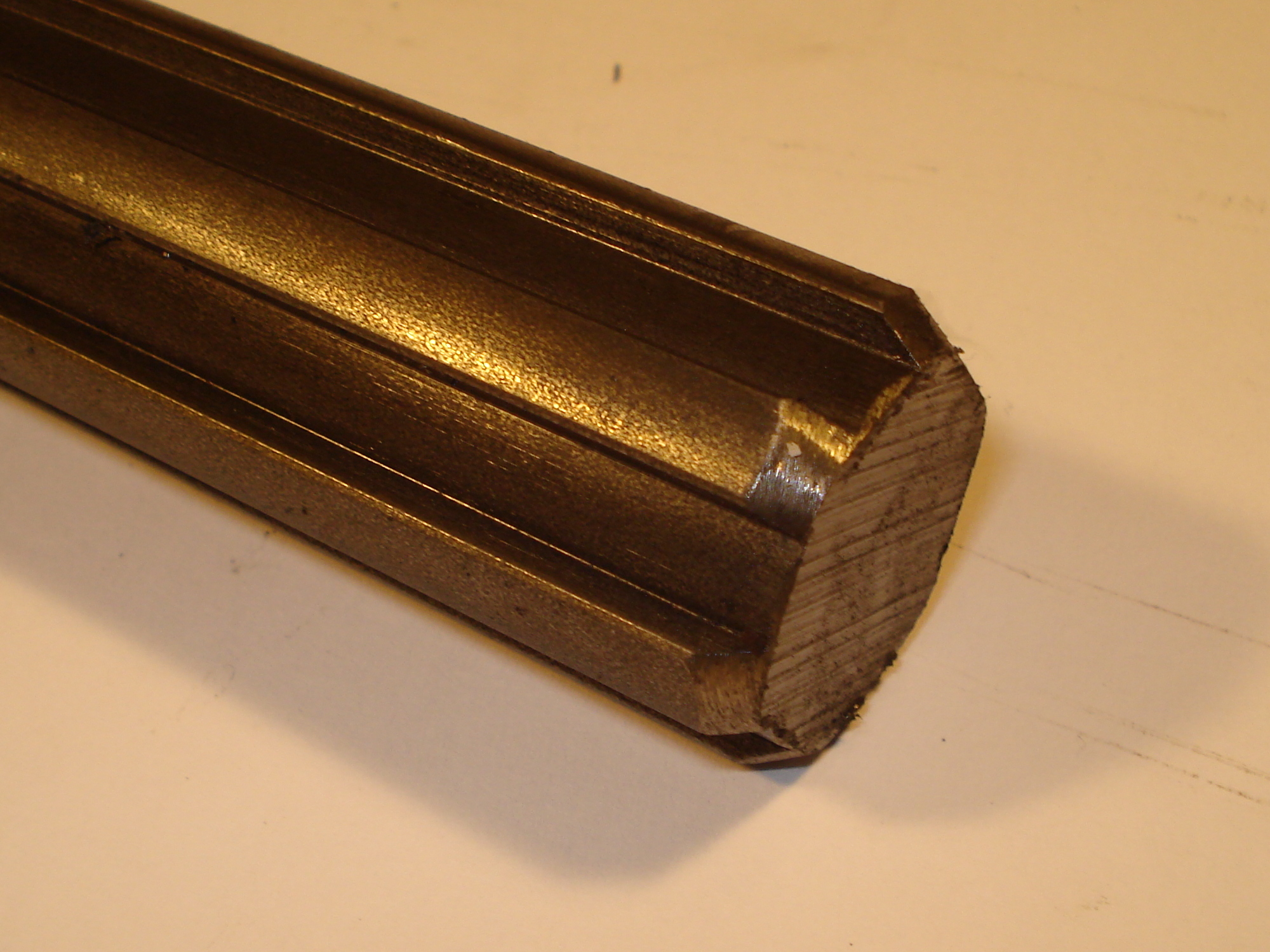 Splined shaft