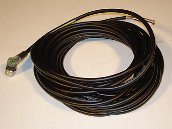 Sensor cable with connector M12 4-pole L=10m unshielded