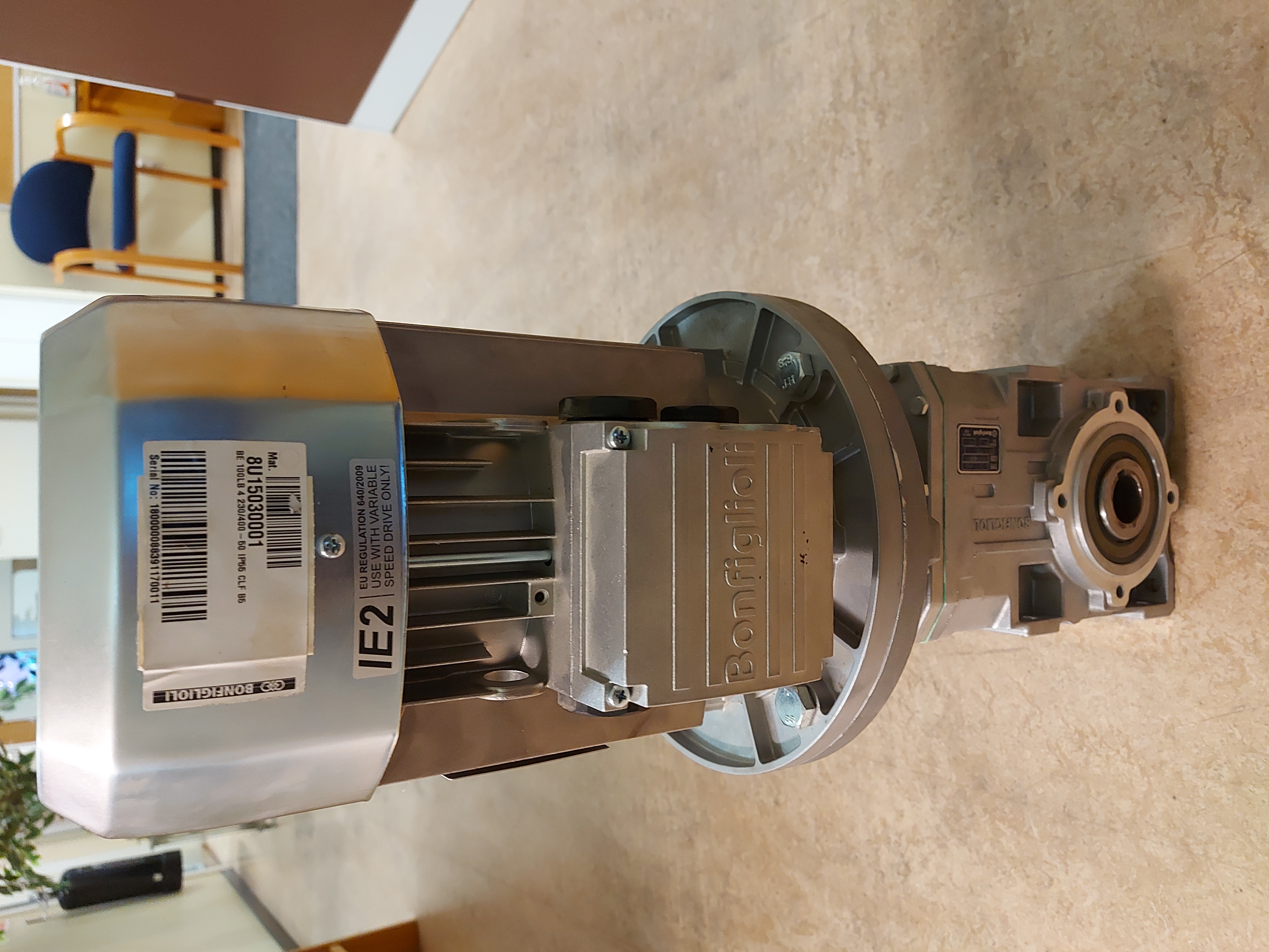Elmotor Elnitning. A 20 2 UH30 6.5 P100 VA BE100LB4.