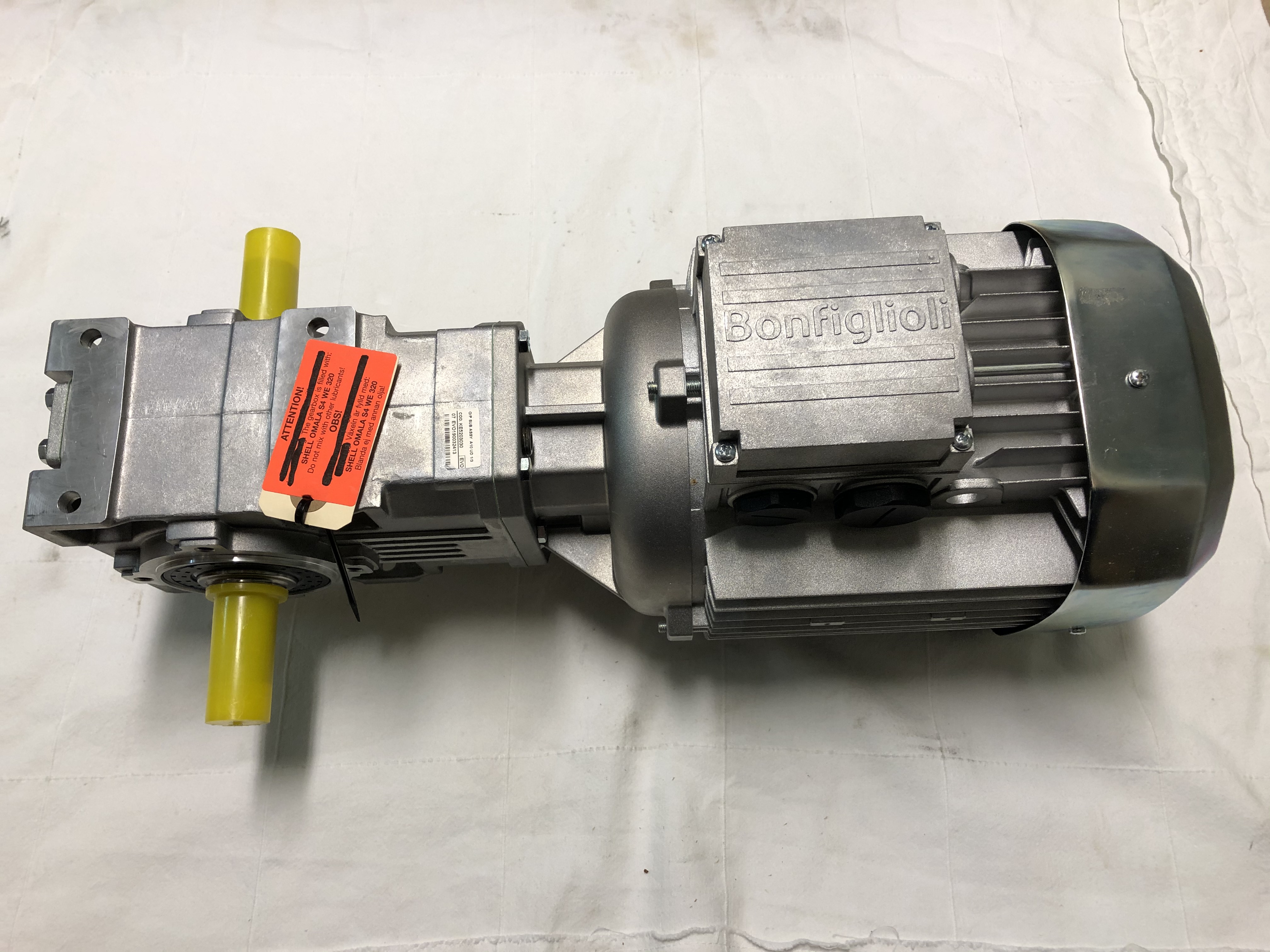 Vinklad Driftmotor kanal R-1000 & SMS lodrät montage A10 2 UD 8.5 S3 VB 1,5kw     