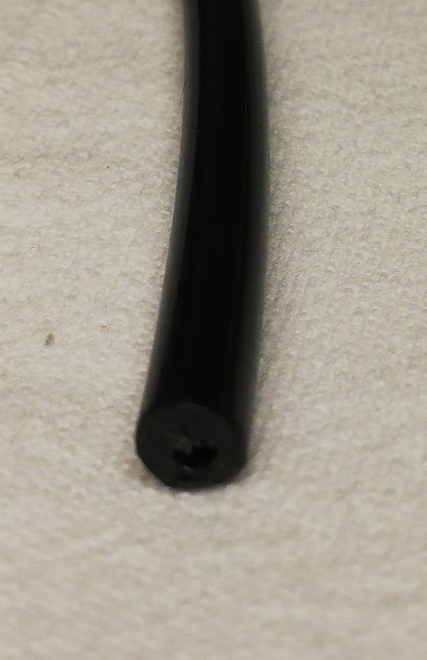 Lubrication pipe, central lubrication Nylon pipe 5-2.0 Black