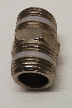 S2500 3/8 Dubbelnippel