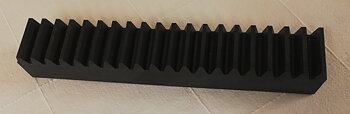 Elnitning Kuggstång M4 Ny Mod. 250mm (fräst)