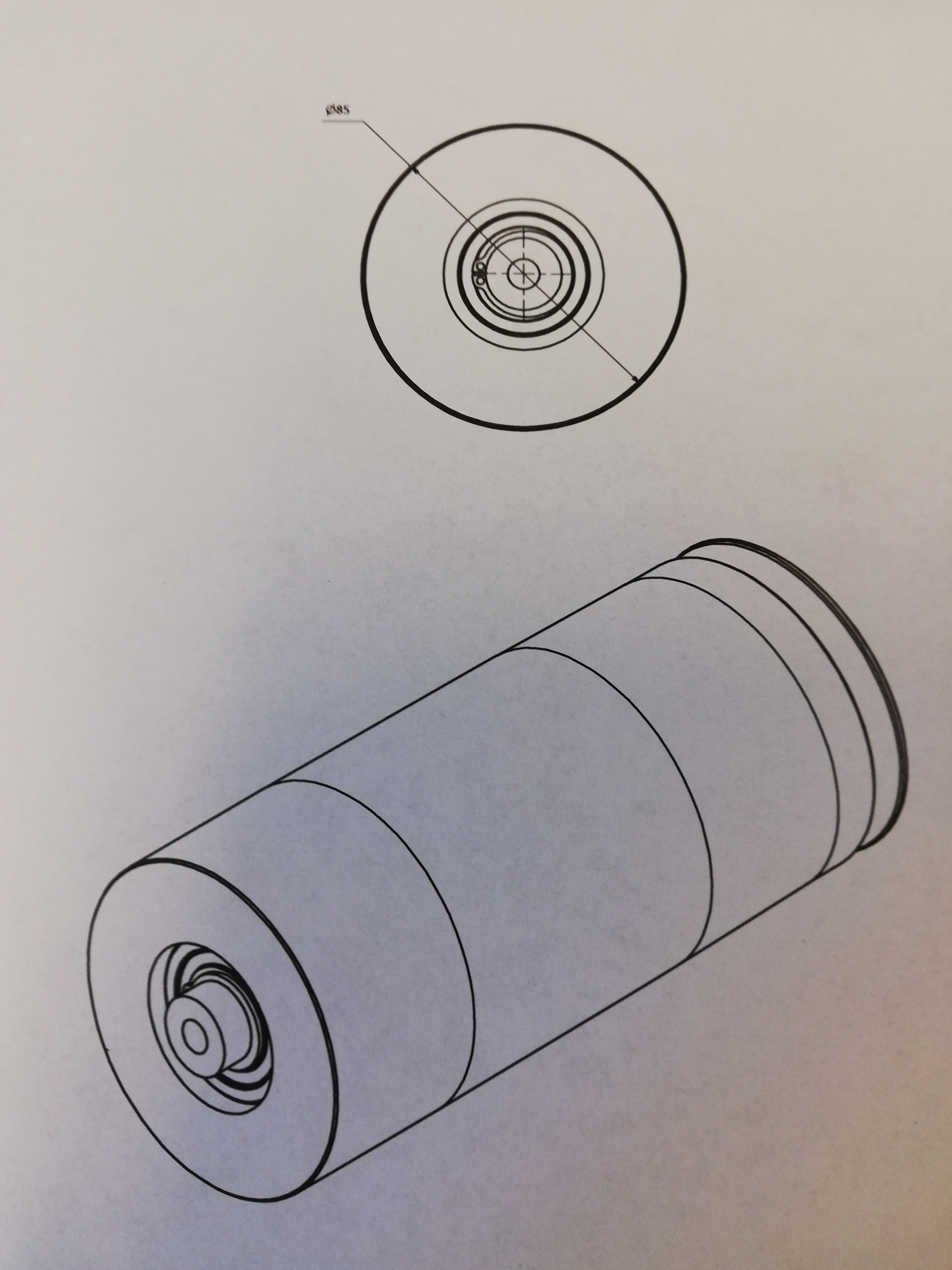 Bandmatta Drivrulle L=195