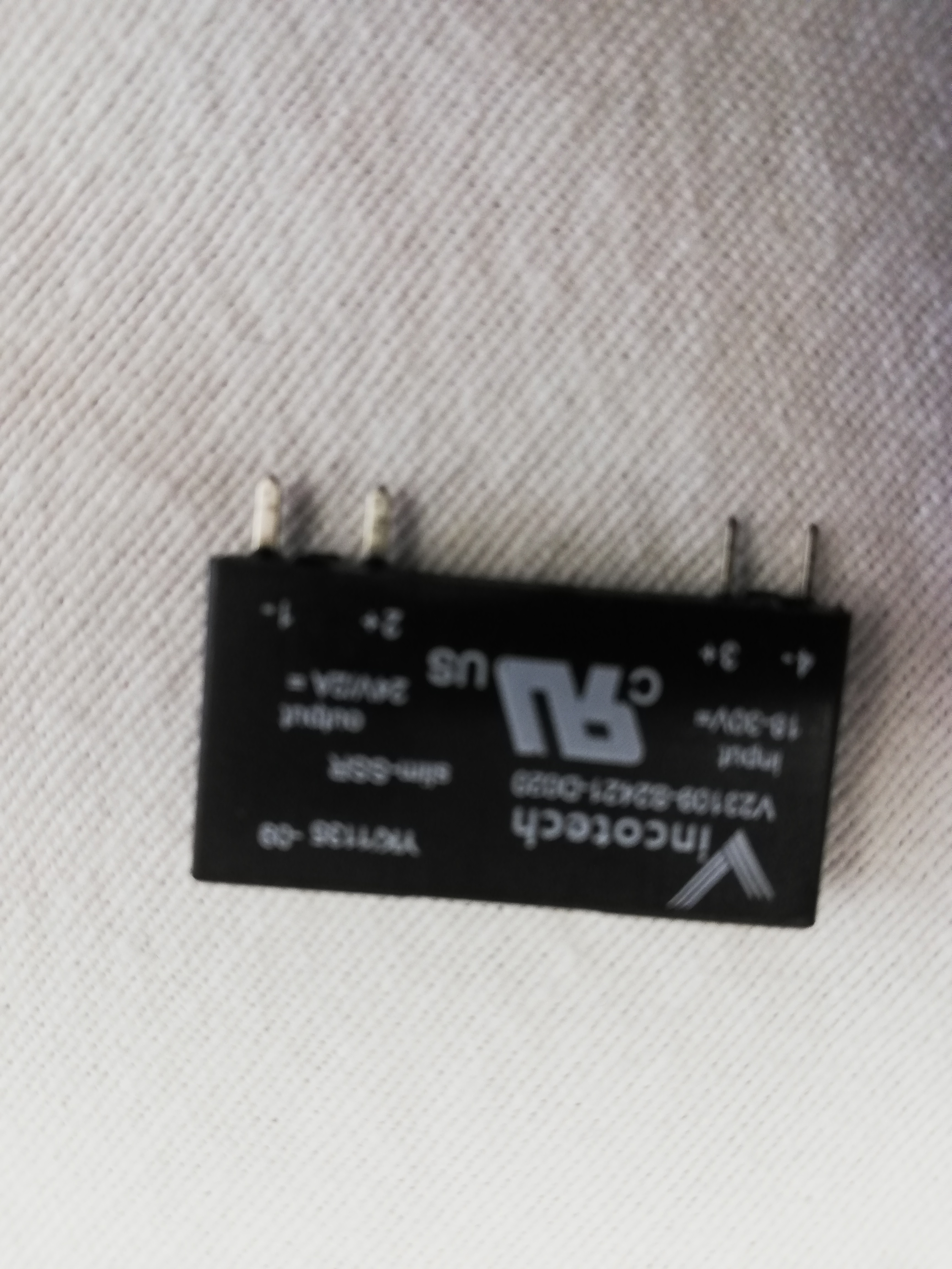 Solid-state relay V23109-S2421-D020 in=18-30Vdc out=24Vdc/2A