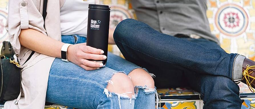 Klean Kanteen vandflaske TKWide Cafe Cap