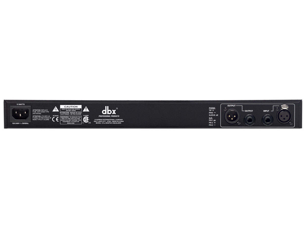DBX 131s | 31-bands grafisk equalizer, silver - 2