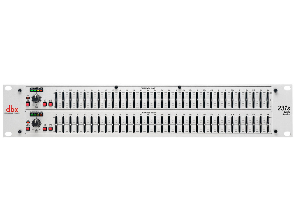 DBX 231s | 2x31-bands grafisk equalizer