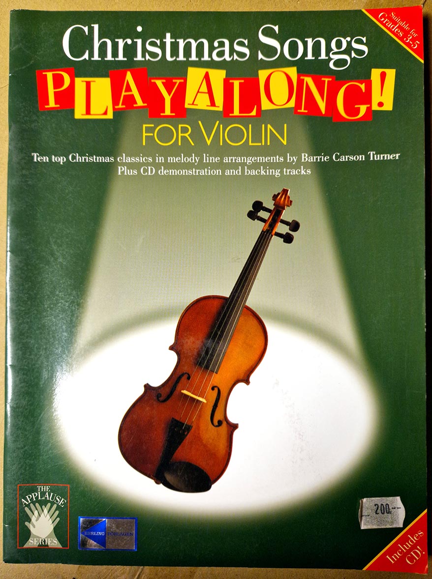Christmas play along! For violin