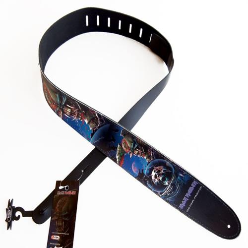 Perri's P25INM-1332 | 2.5" Iron Maiden Leather Strap - The Final Frontier
