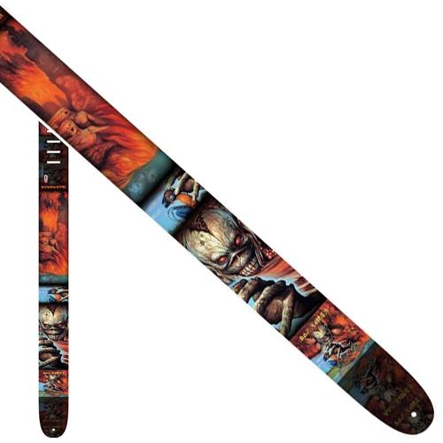 Perri's P25INM-1339 | 2.5" Iron Maiden Leather Strap - Virtual XI