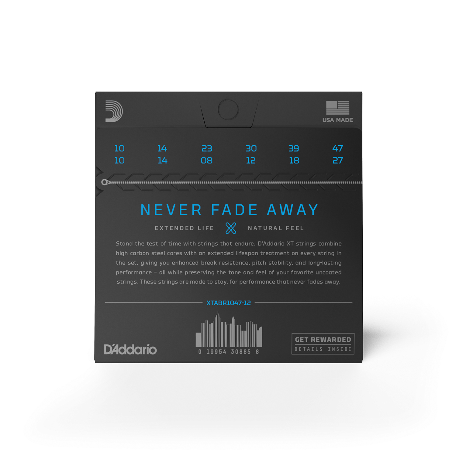 D'Addario XTABR1047-12 - 2