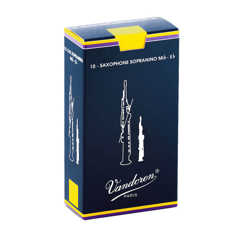 Vandoren V5 Traditional Sopraninosax 10-Pack. Tjocklek 4