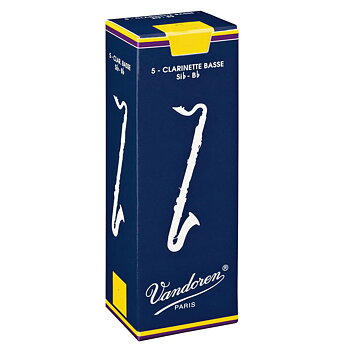 Vandoren V5 Traditional Basklarinett 5-Pack. Tjocklek 3
