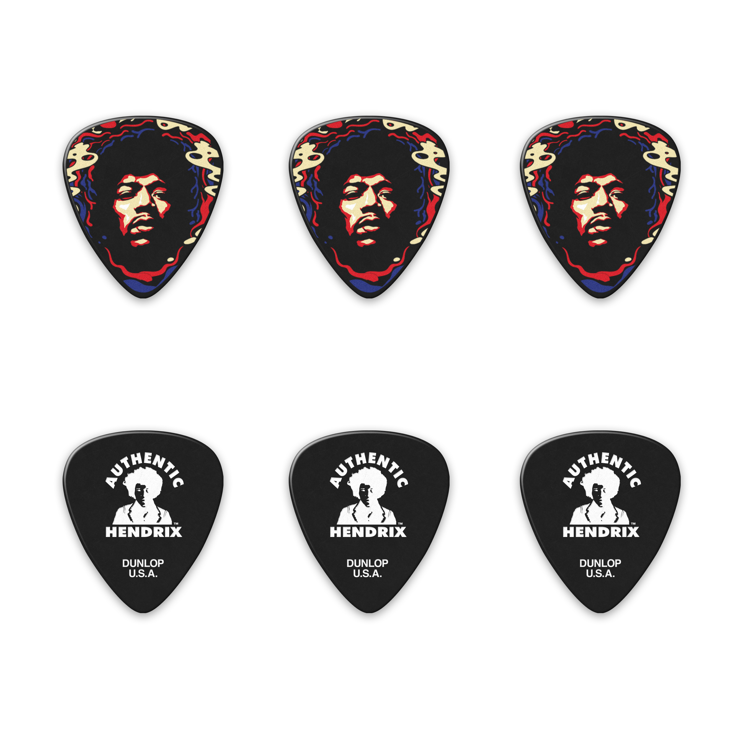 Dunlop  Jimi Hendrix Star Haze Pick Tin