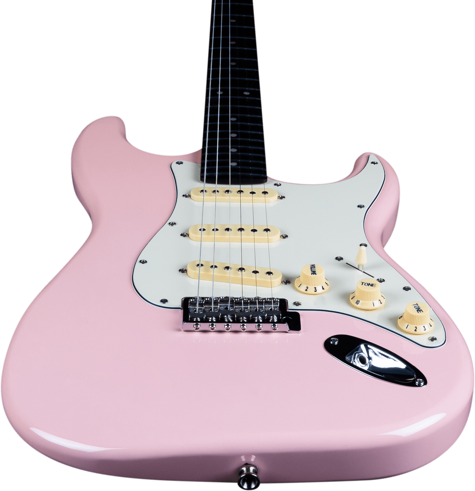Jet Guitars JS-300 3/4 MINI Shell Pink - 3
